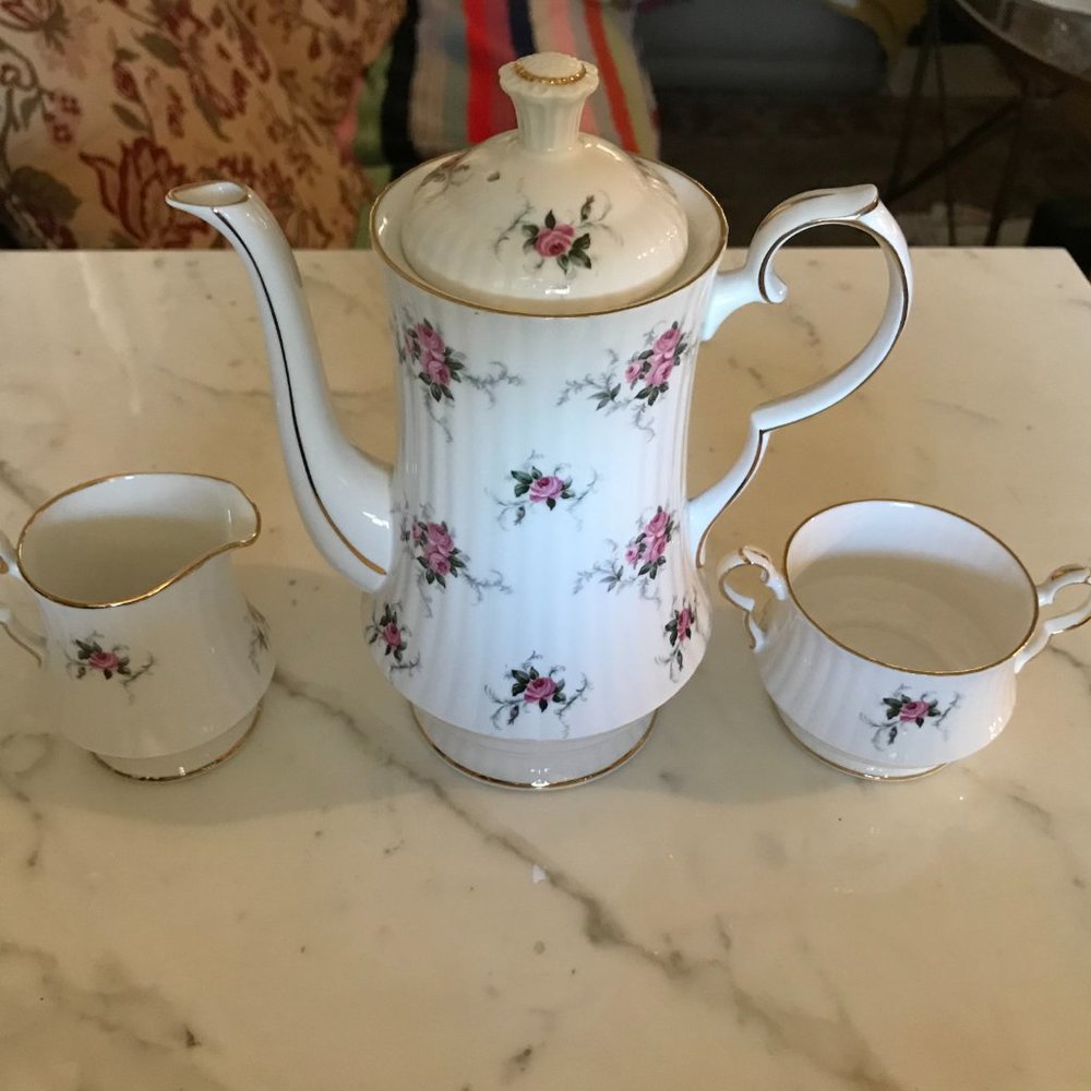 Vintage Bone China Tea Set